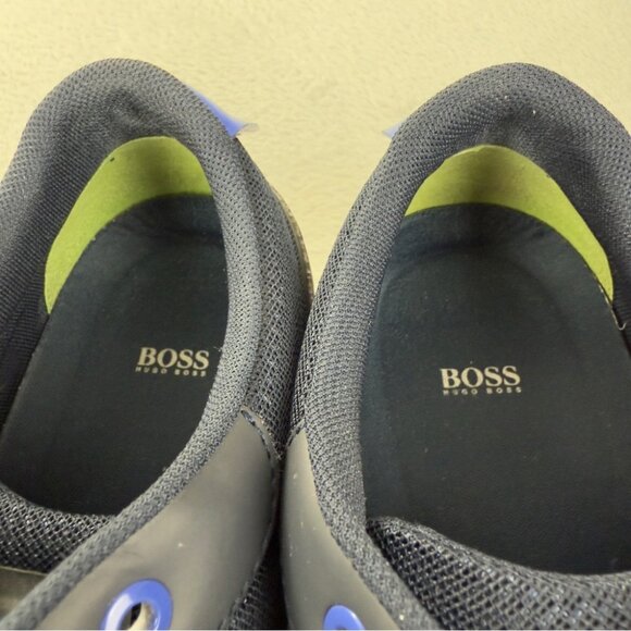 Hugo Boss Dark Sneakers with Blue Highlights - Picture 11 of 14